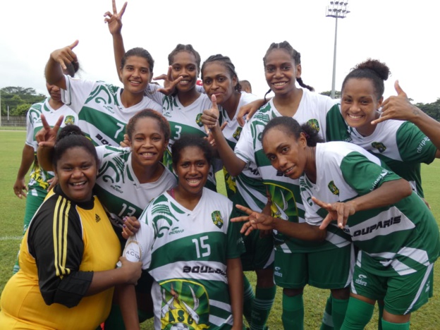 Les filles de BOULOUPARIS sont repartis de Koné samedi avec les 4 points de la victoire. Crédit Photos : Club de Boulouparis