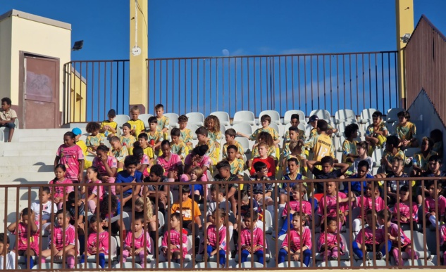 200 enfants étaient présents au Stade Municipal de Païta à la fin du mois d'août