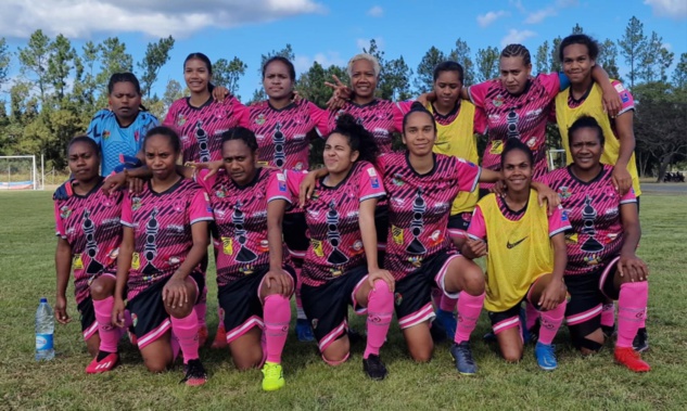 Le PAÏTA FC, club référence dans le développement du football féminin calédonien.